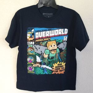 Mojang Jinx Minecraft Boys' Overworld Short Sleeve